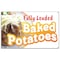 Signmission Baked Potatoes Banner Heavy Duty 13 Oz Vinyl with Grommets B-60 Baked Potatoes - alternate 1